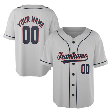 Steel Navy – Custom Name & Logo Baseball Jersey