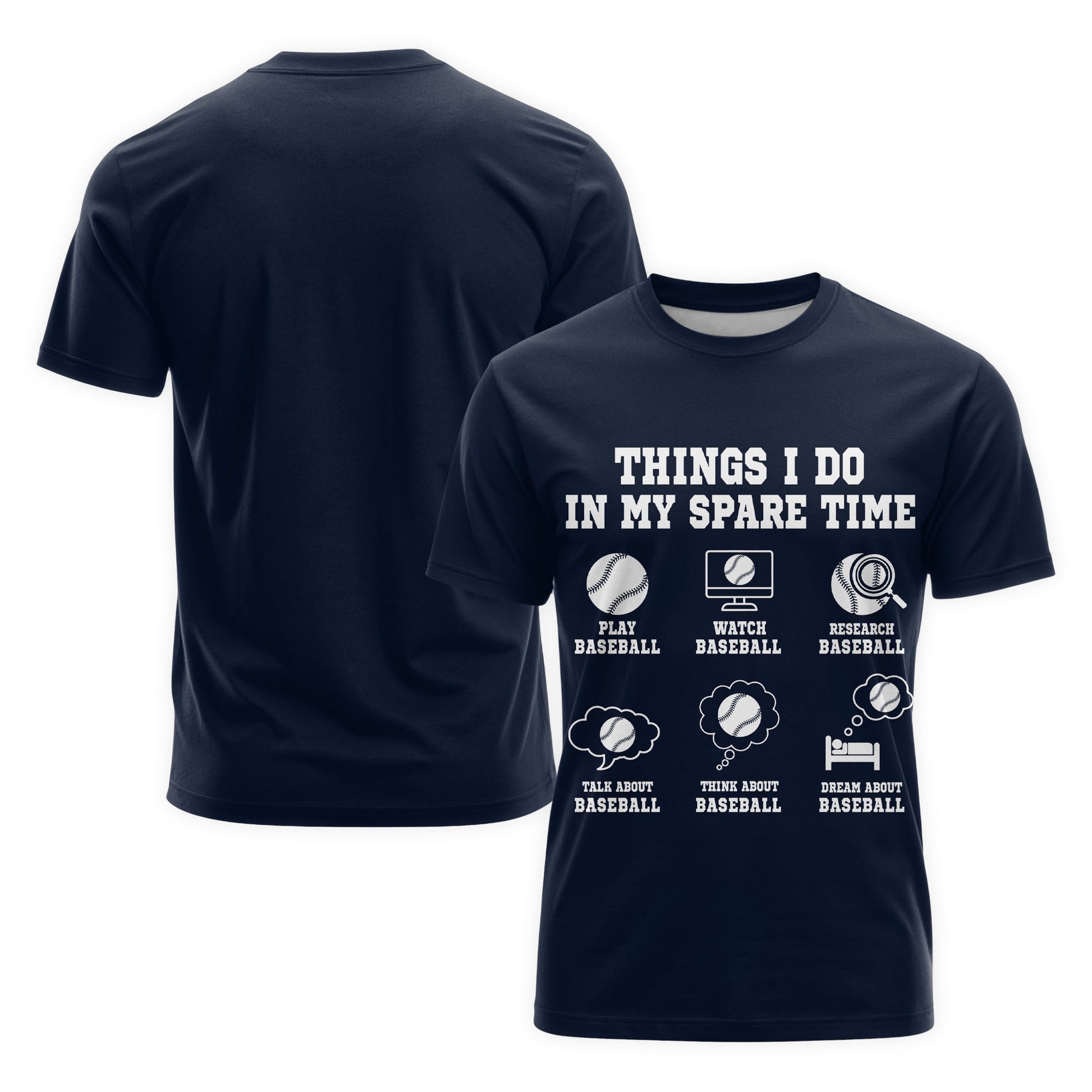 Things I Do In My Spare Time Baseball T-Shirt