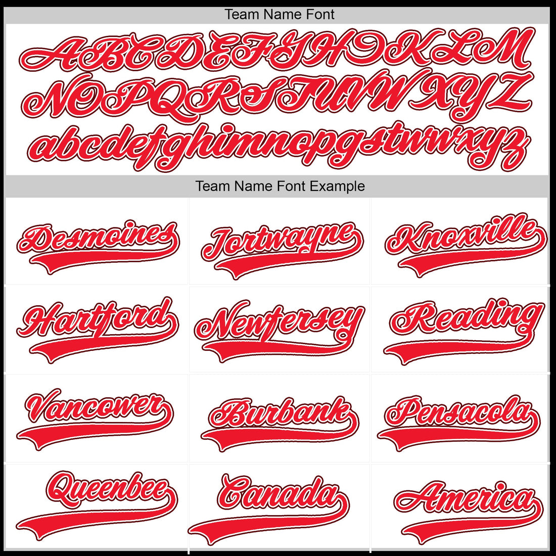 Whiteflare Crimson – Custom Name & Logo Baseball Jersey