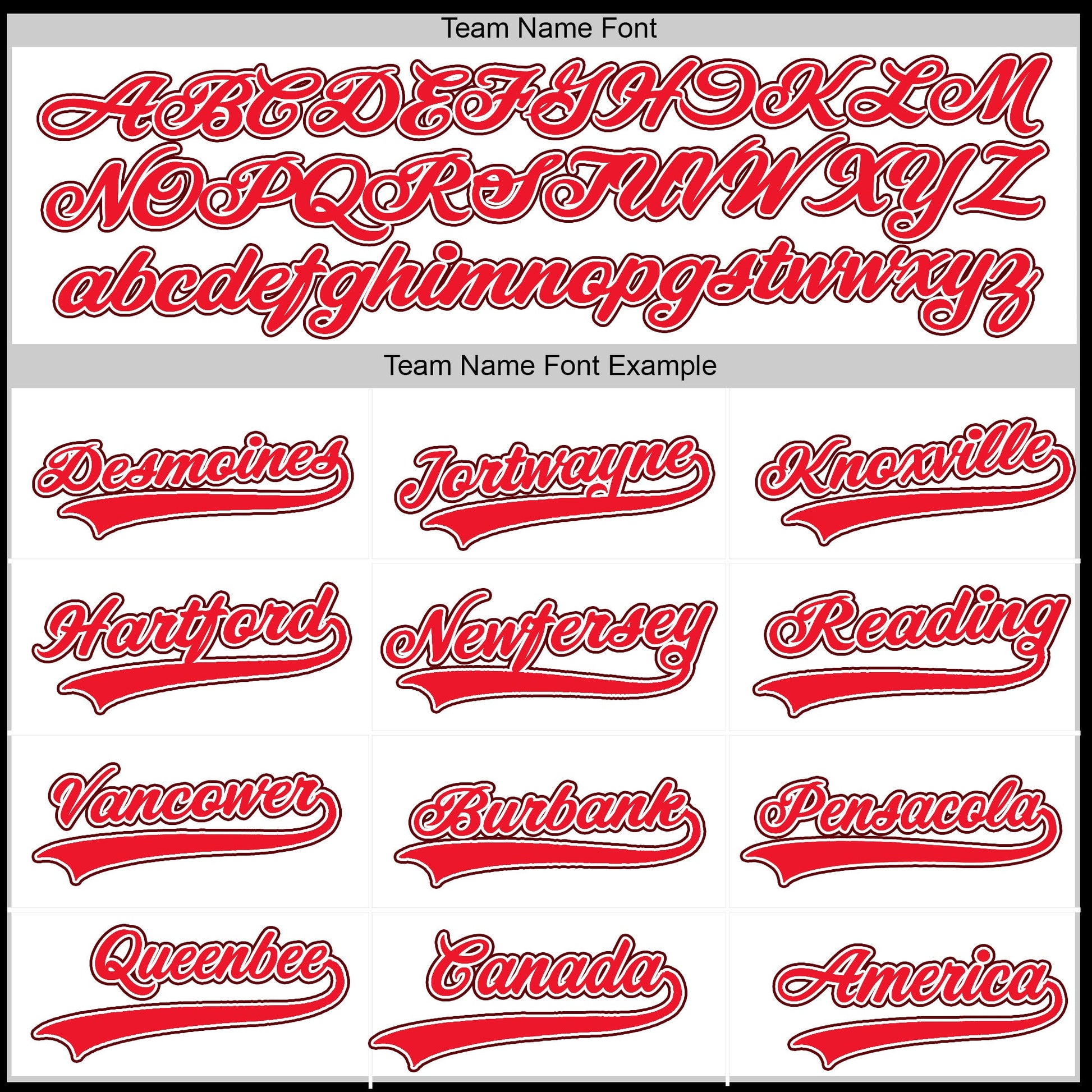 Whiteflare Crimson – Custom Name & Logo Baseball Jersey