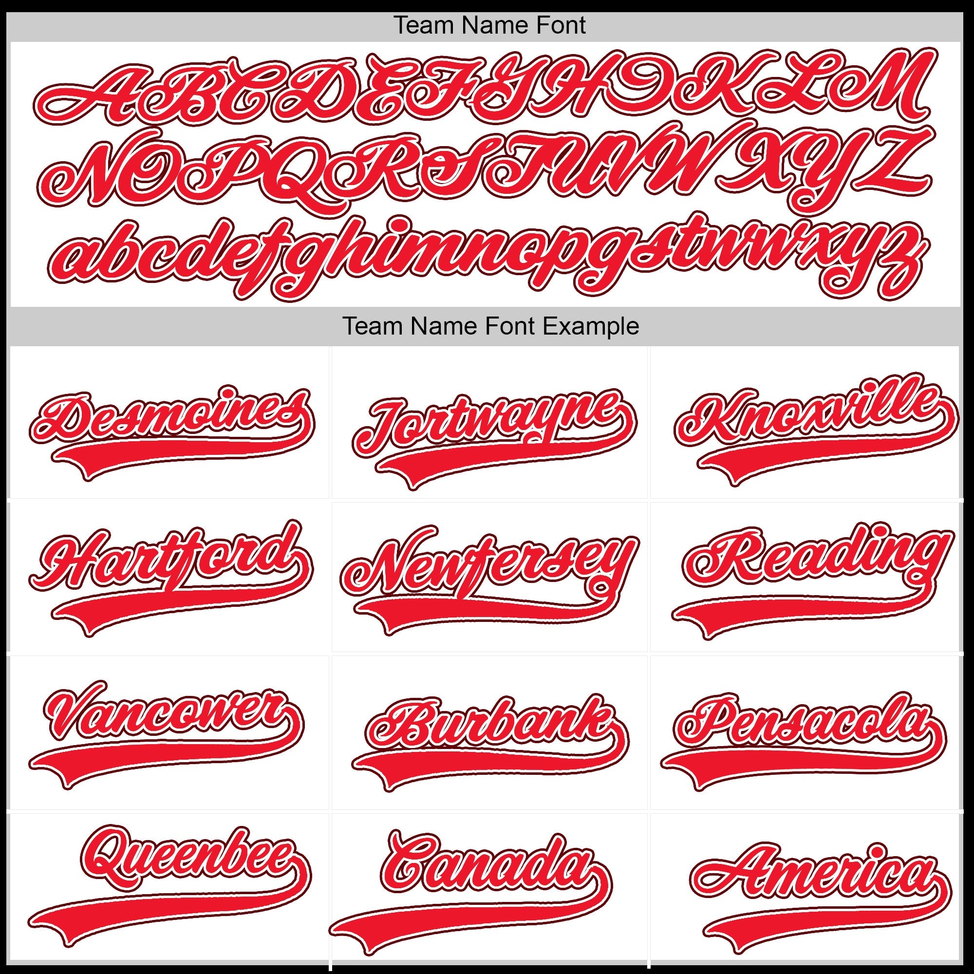 Whiteflare Crimson – Custom Name & Logo Baseball Jersey
