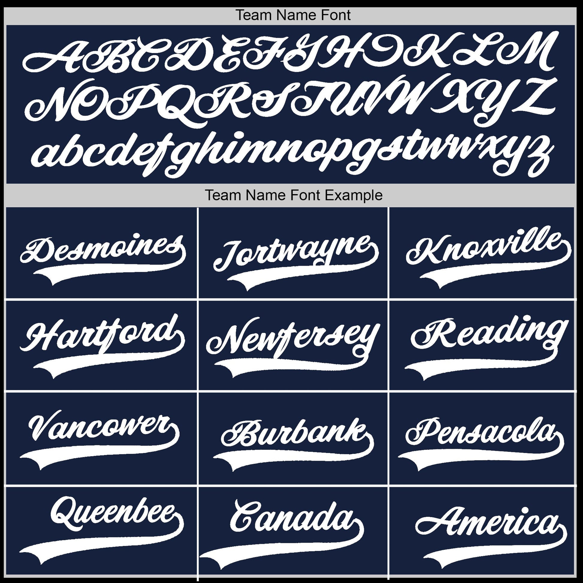 Midnight Navy Custom Jersey – Personalized Name & Team Logo