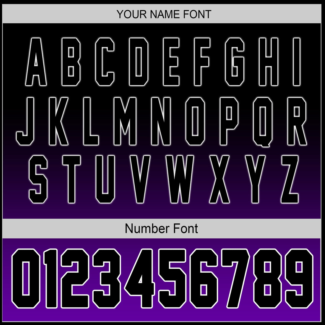 Custom Baseball Jersey – Gradient Black to Purple