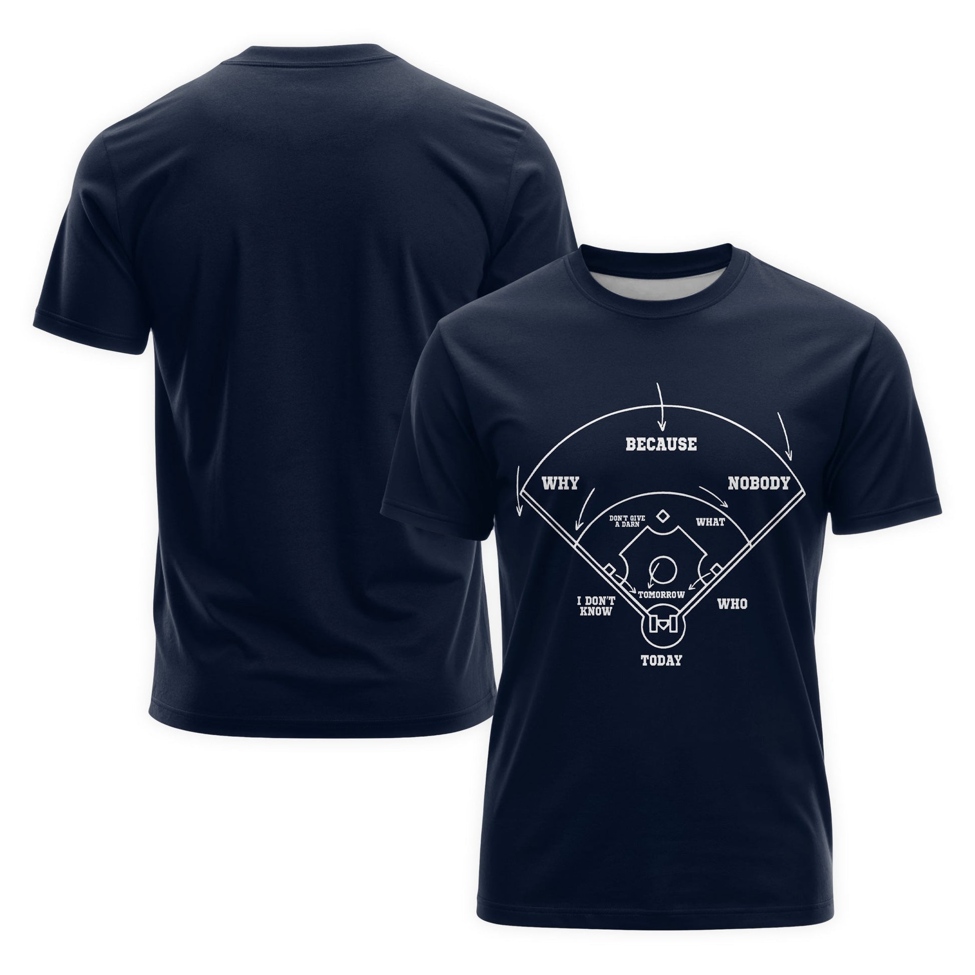Baseball Classic Comedy Routine Who's on First Baseball T-Shirt