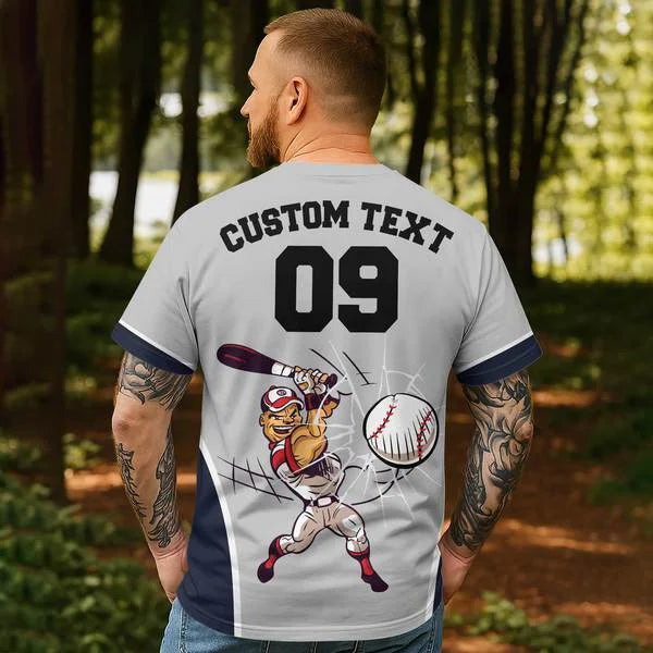 Custom Sports Game Day Comfort Shirt - Furry Hit Custom Text Custom Number - All Over Print