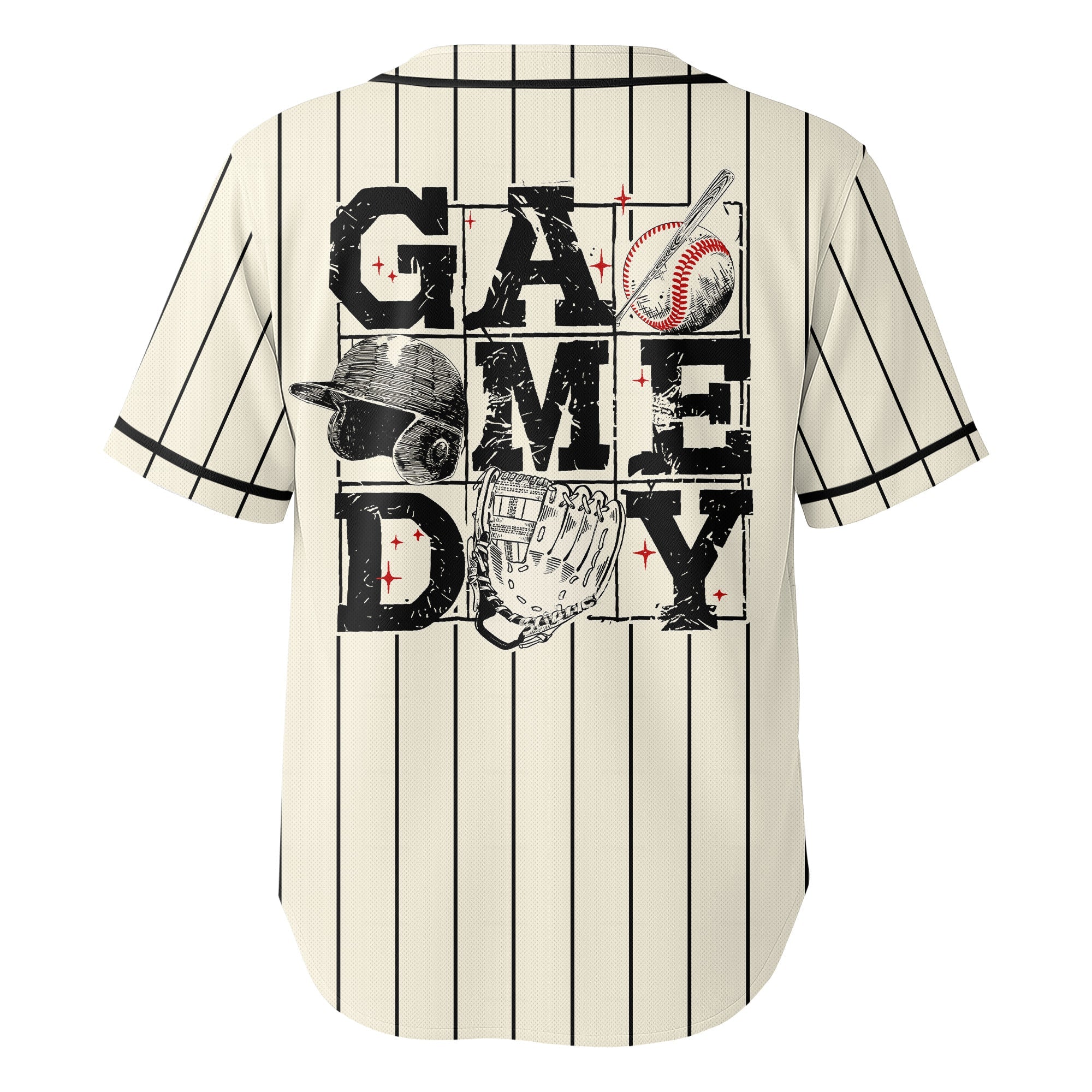 Custom Name Game Day Baseball Lovers Custom Jersey, Baseball Jersey