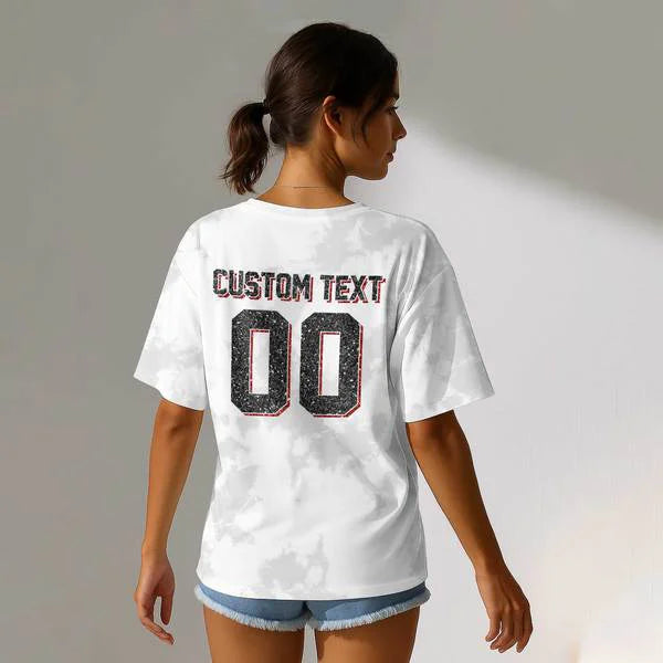 Custom Sports Game Day Comfort Shirt - Faux Glitter Tis The Season Baseball Shirt - Sports Team Mom Family Tee - All Over Print