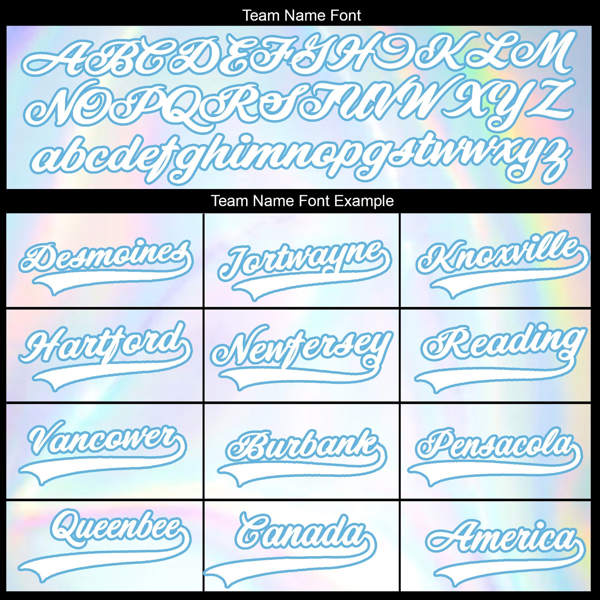 Iridescent Fade Baseball Jersey – Custom Prism Vibe