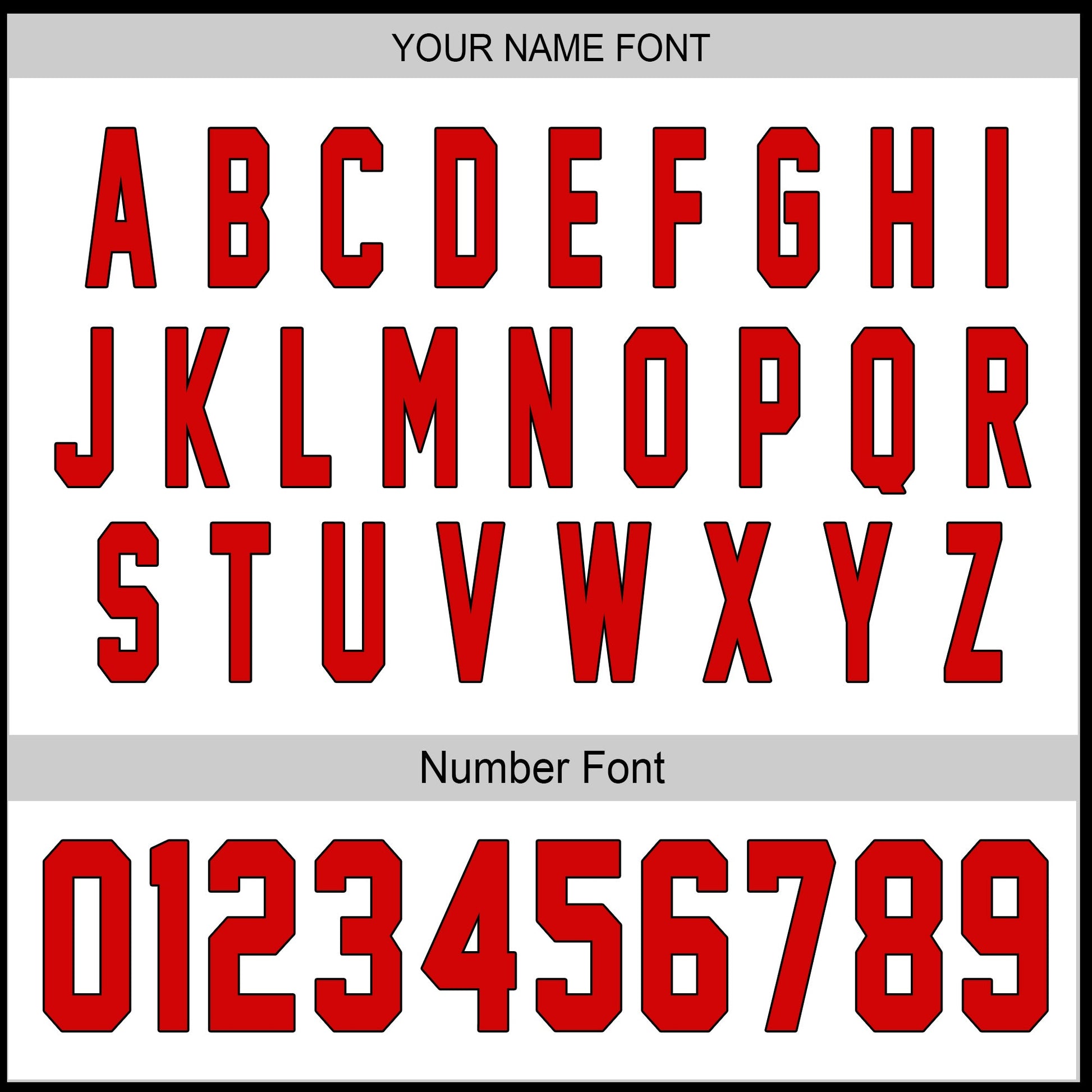 Classic Red Custom Jersey – Your Name & Team Logo on Vintage White