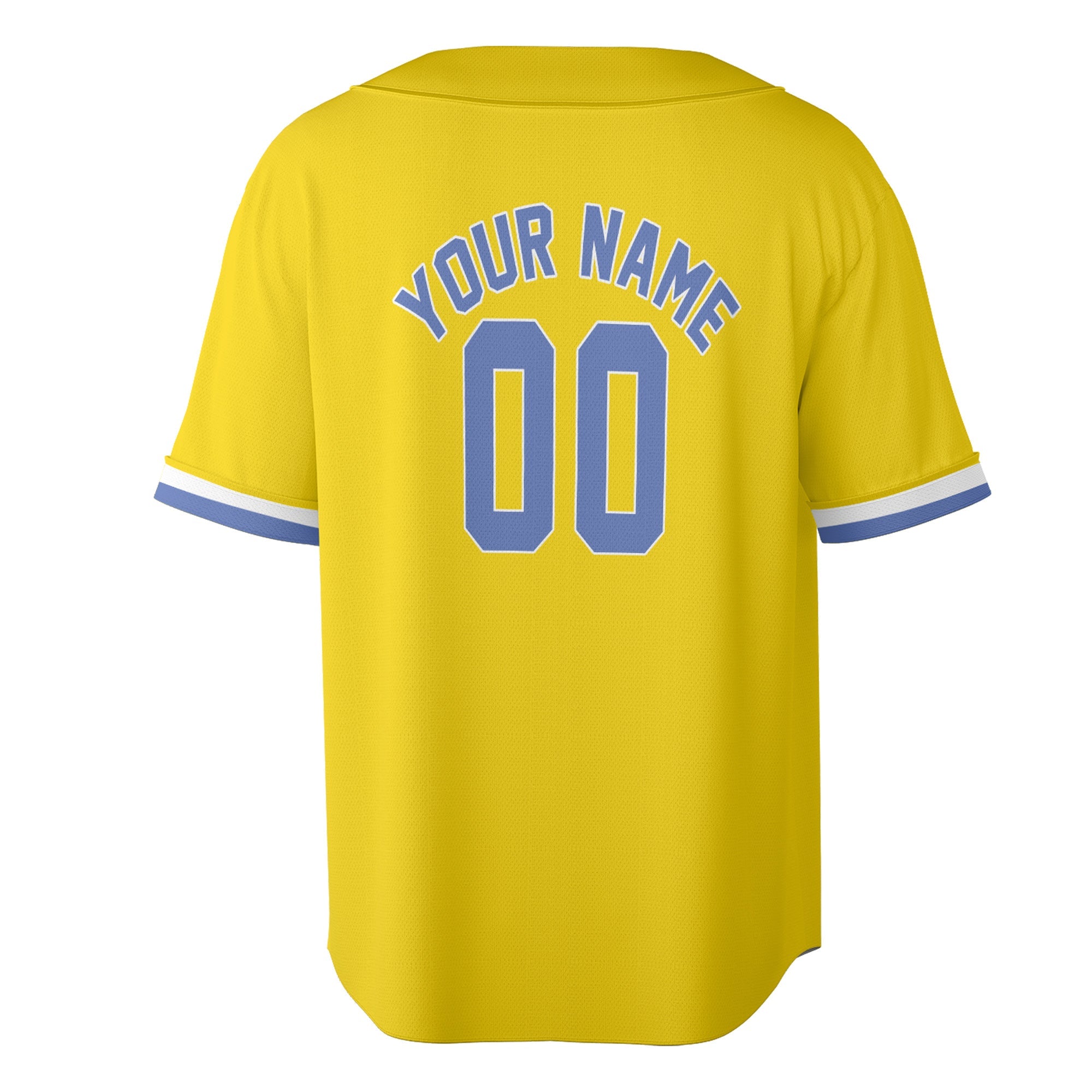 Bright Gold Custom Jersey – Add Your Name & Team Logo for a Bold Statement