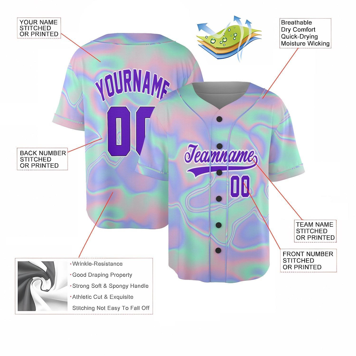 Custom Jersey Baseball – Graffiti Vibes