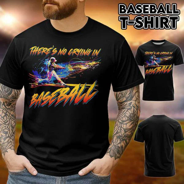 There's no crying in baseball- Baseball Shirts for Baseball Lover, Game Day, Baseball Season Shirts