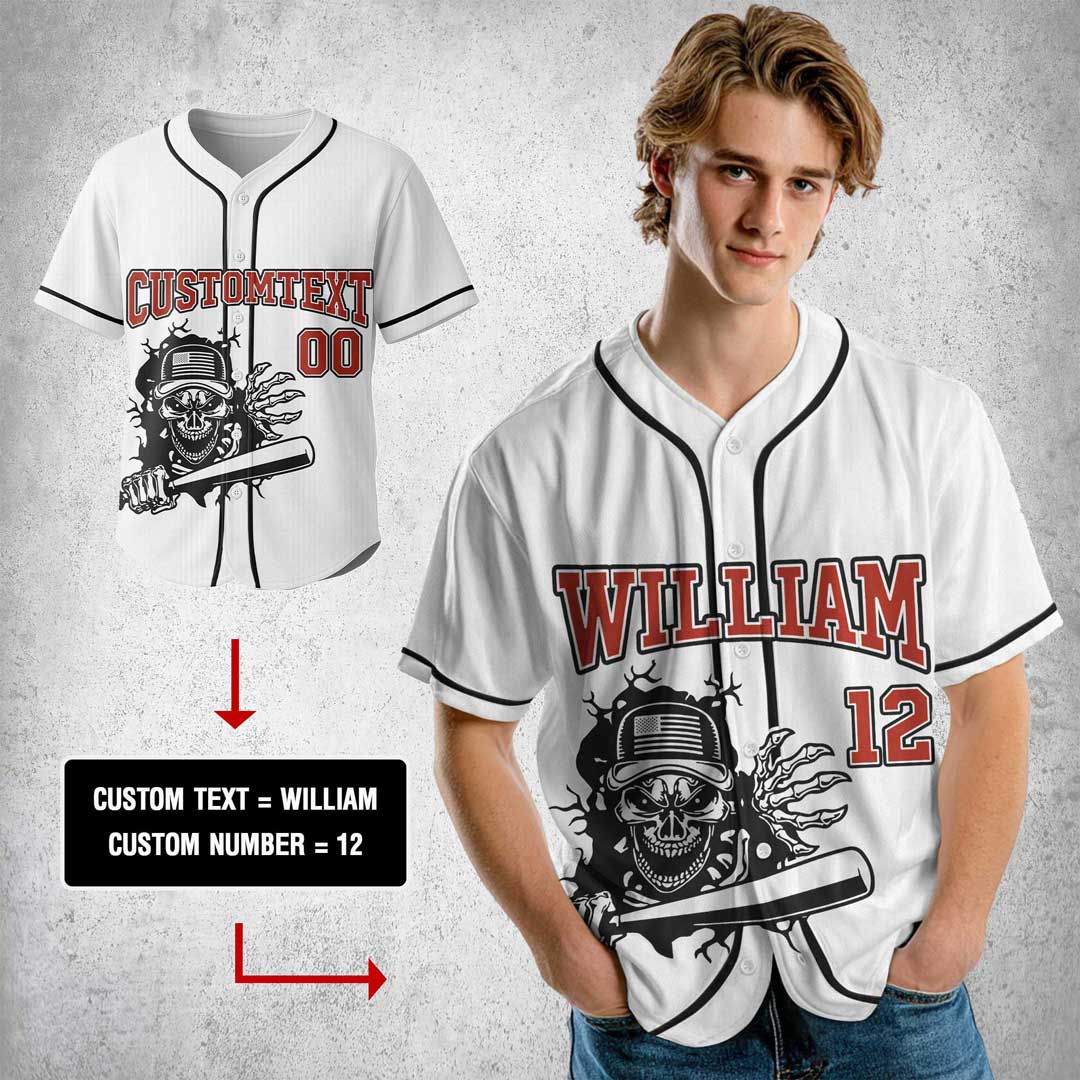 Haters Gonna Hate Players Gonna Play - Custom White Baseball Jersey