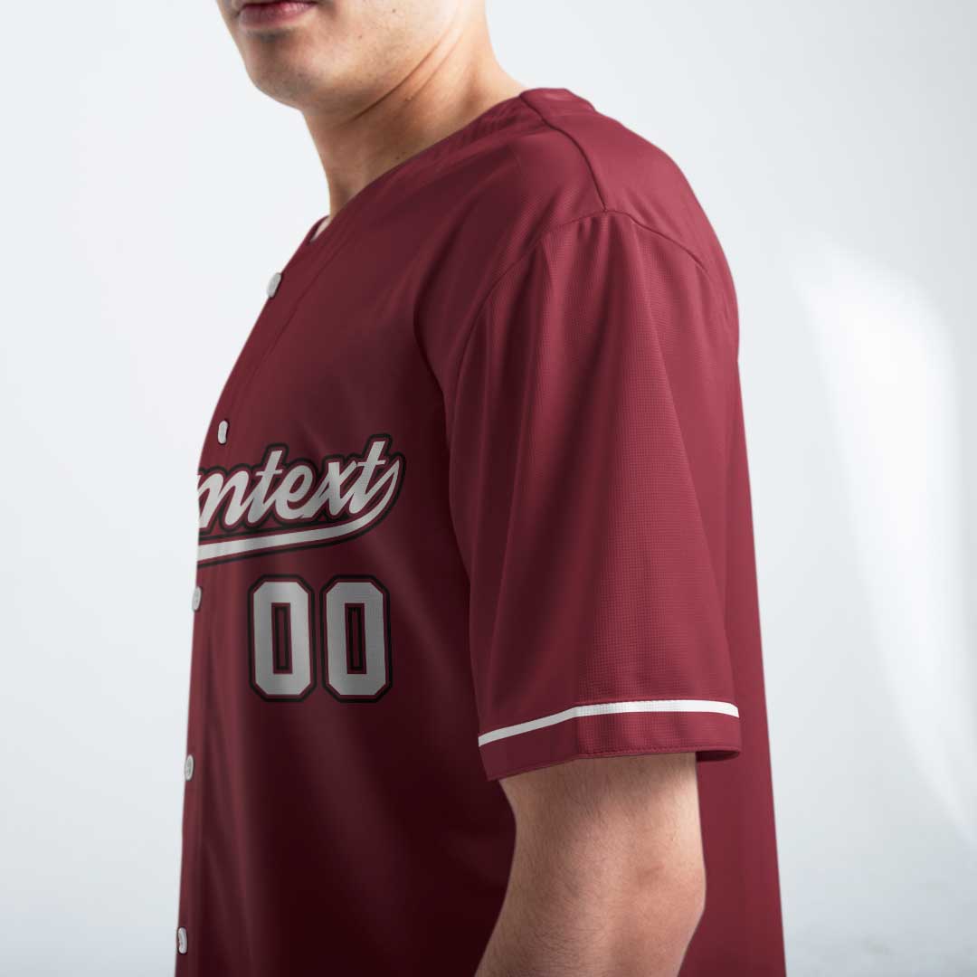 Mind Of A Baseball Hustler - Custom Red Baseball Jersey