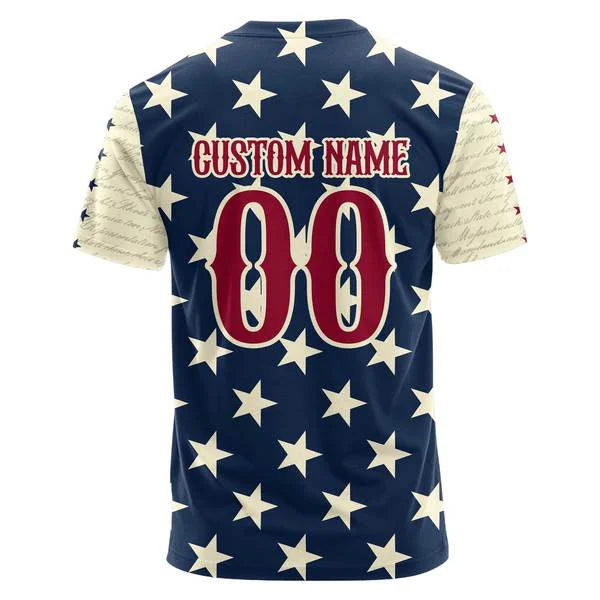 4th of July Independence Day Shirts Baseball Shirts Baseball Lovers - All Over Print
